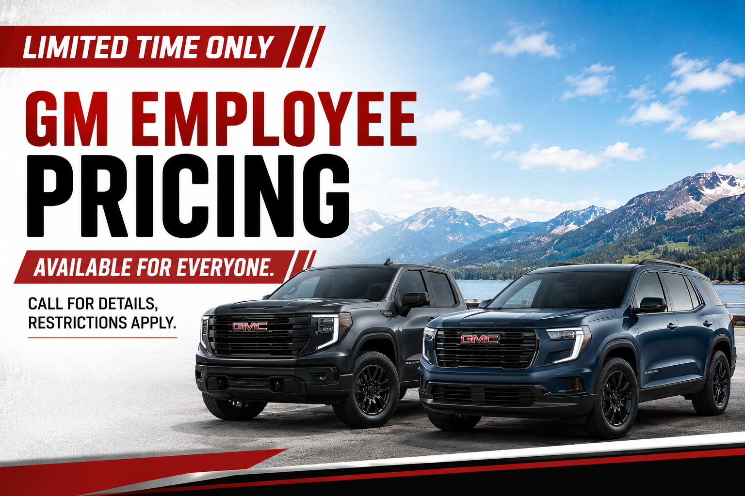 GM Employee Pricing for all